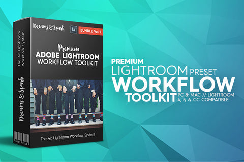 D&S Workflow Toolkit & Bonus - Now FREE - Premium Lightroom Presets - Dreams & Spark