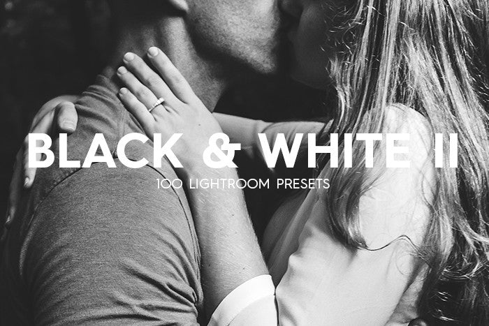100 B&W Lightroom Presets Vol. II: product cover