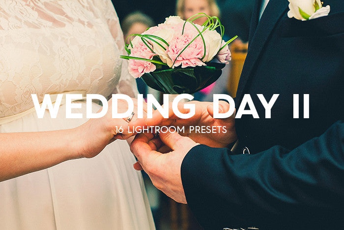 16 Wedding Day Lightroom Presets Vol. II: product cover
