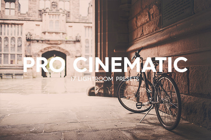 17 Pro Cinematic Lightroom Presets Vol. I: product cover
