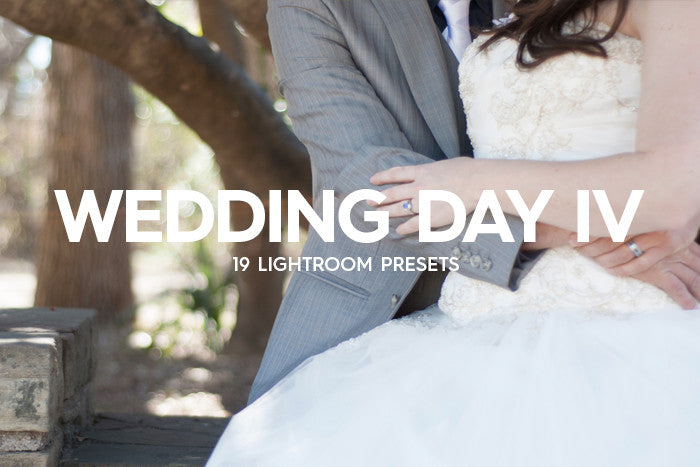 19 Wedding Day Lightroom Presets Vol. IV: product cover