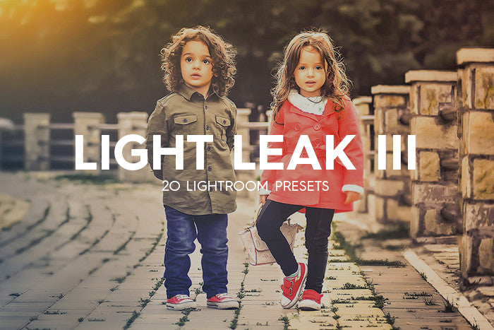 20 Light Leak Kit Lightroom Presets Vol. III: product cover
