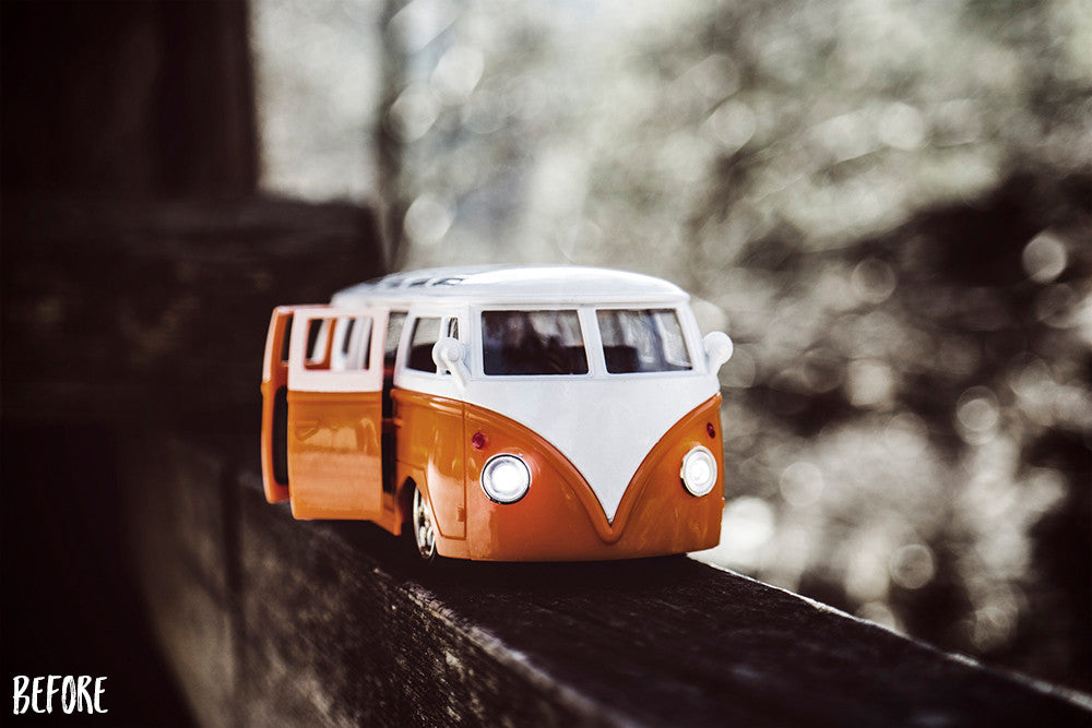 30 Vintage Film I Lightroom Presets – before editing