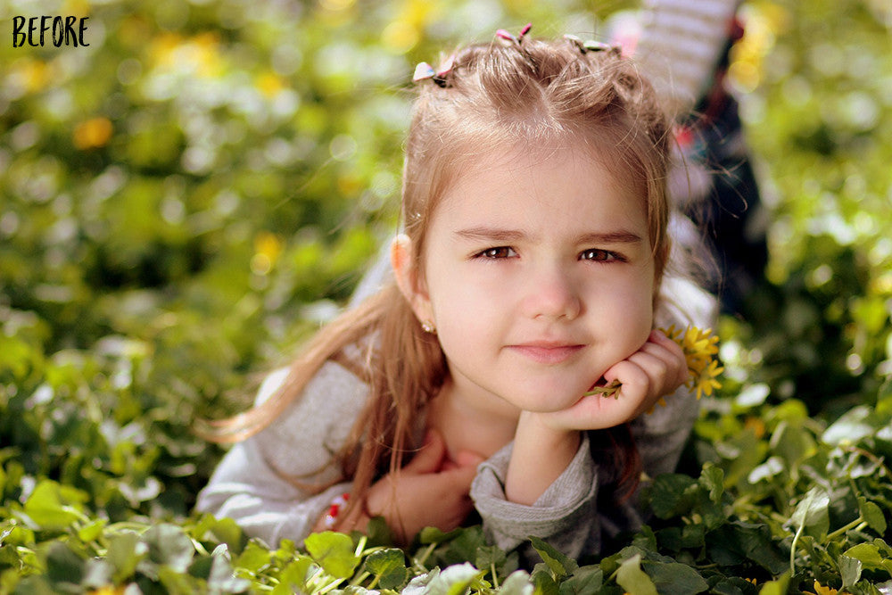 30 Vintage Film I Lightroom Presets – before editing