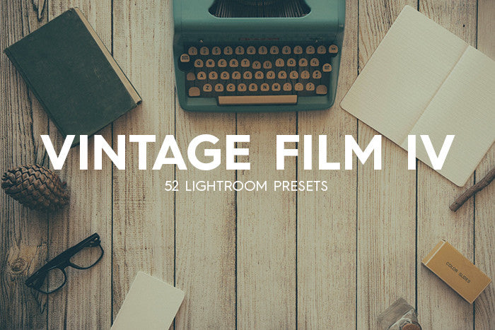 52 Vintage Film IV Lightroom Presets: product cover