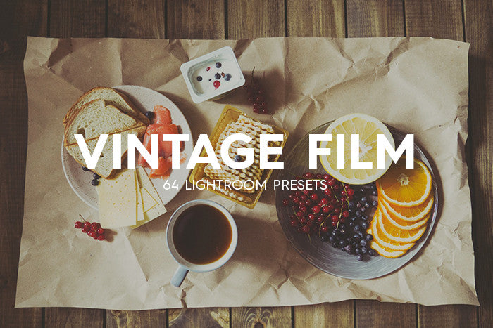 64 Vintage Film II Lightroom Presets: product cover