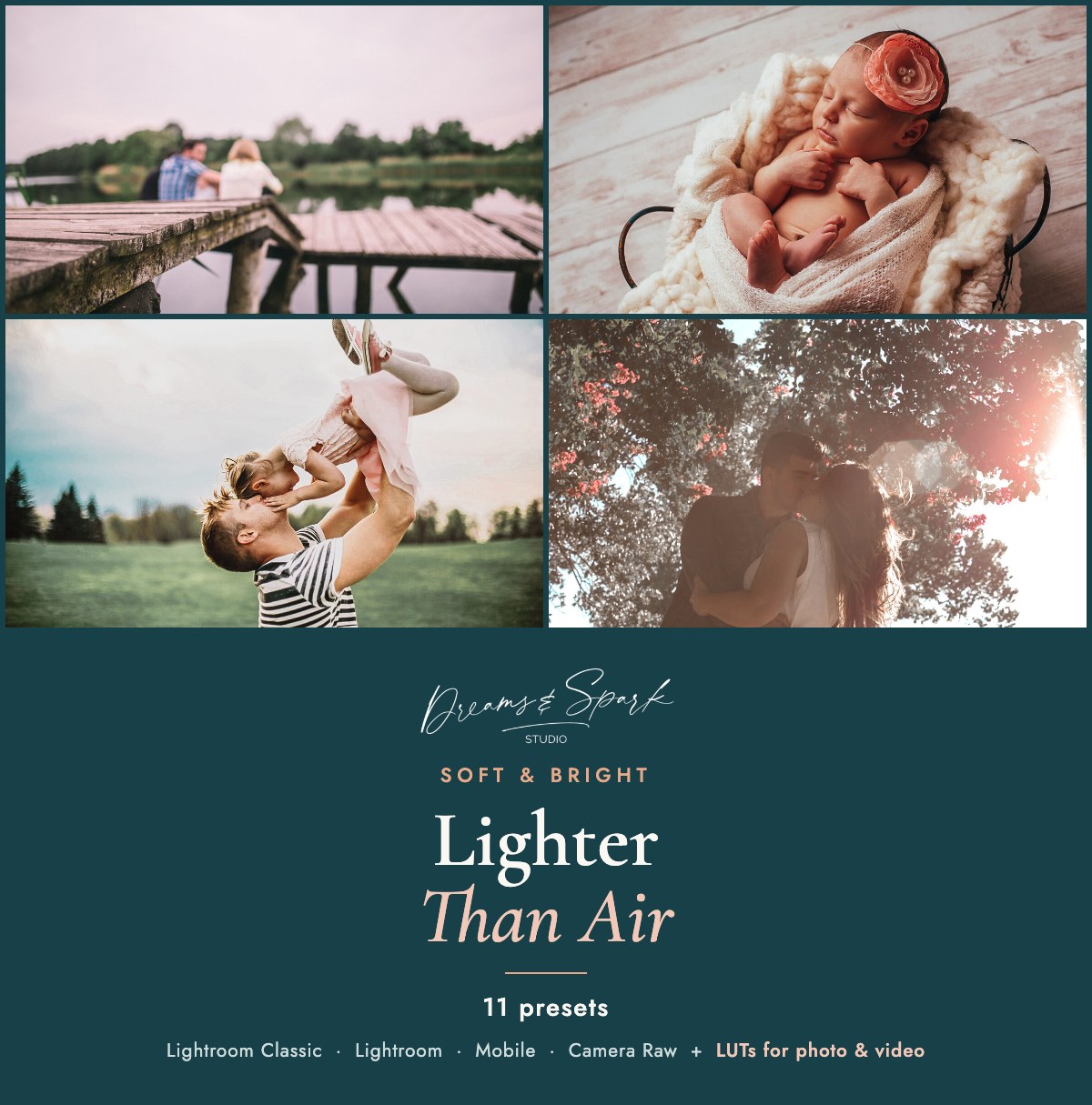 11 Lighter Than Air Lightroom Presets: product cover