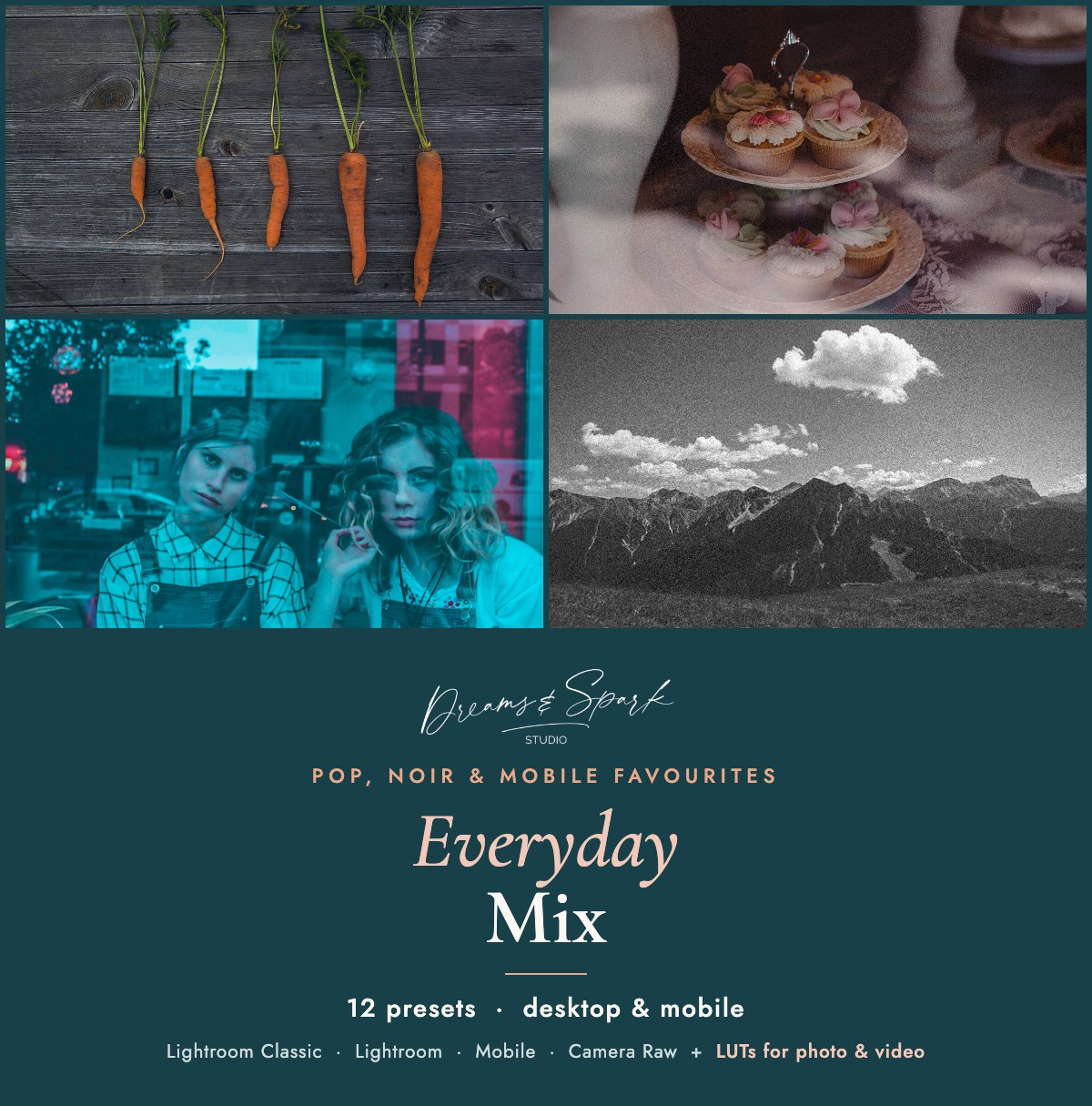 12 Everyday Mix Lightroom Presets: product cover