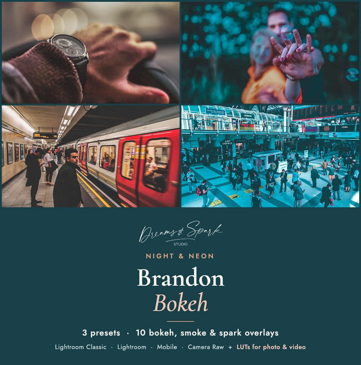 Brandon Bokeh Lightroom Presets: product cover
